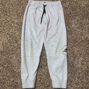 grey adidas joggers
